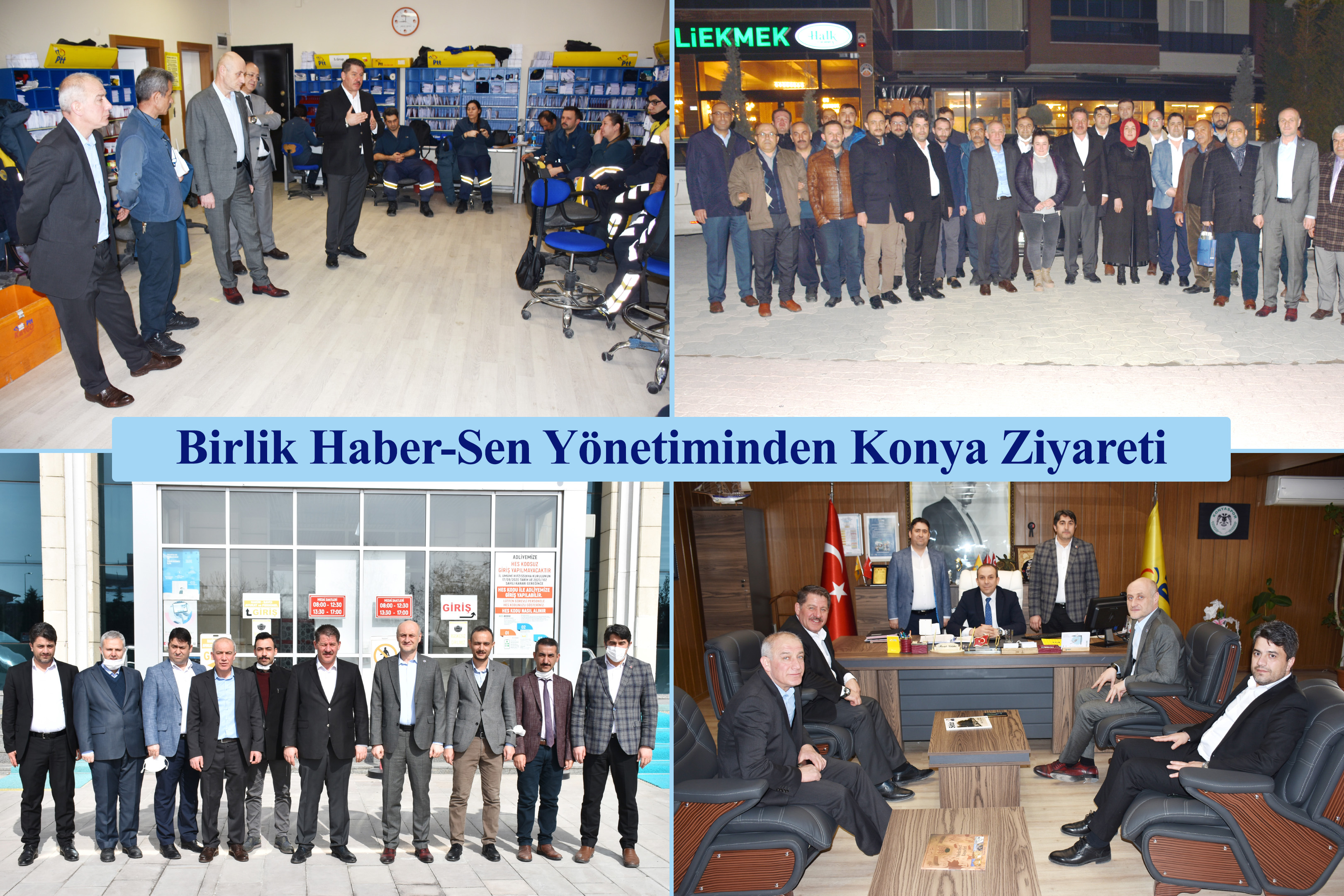 Birlik Haber-Sen Yönetiminden Konya Ziyareti