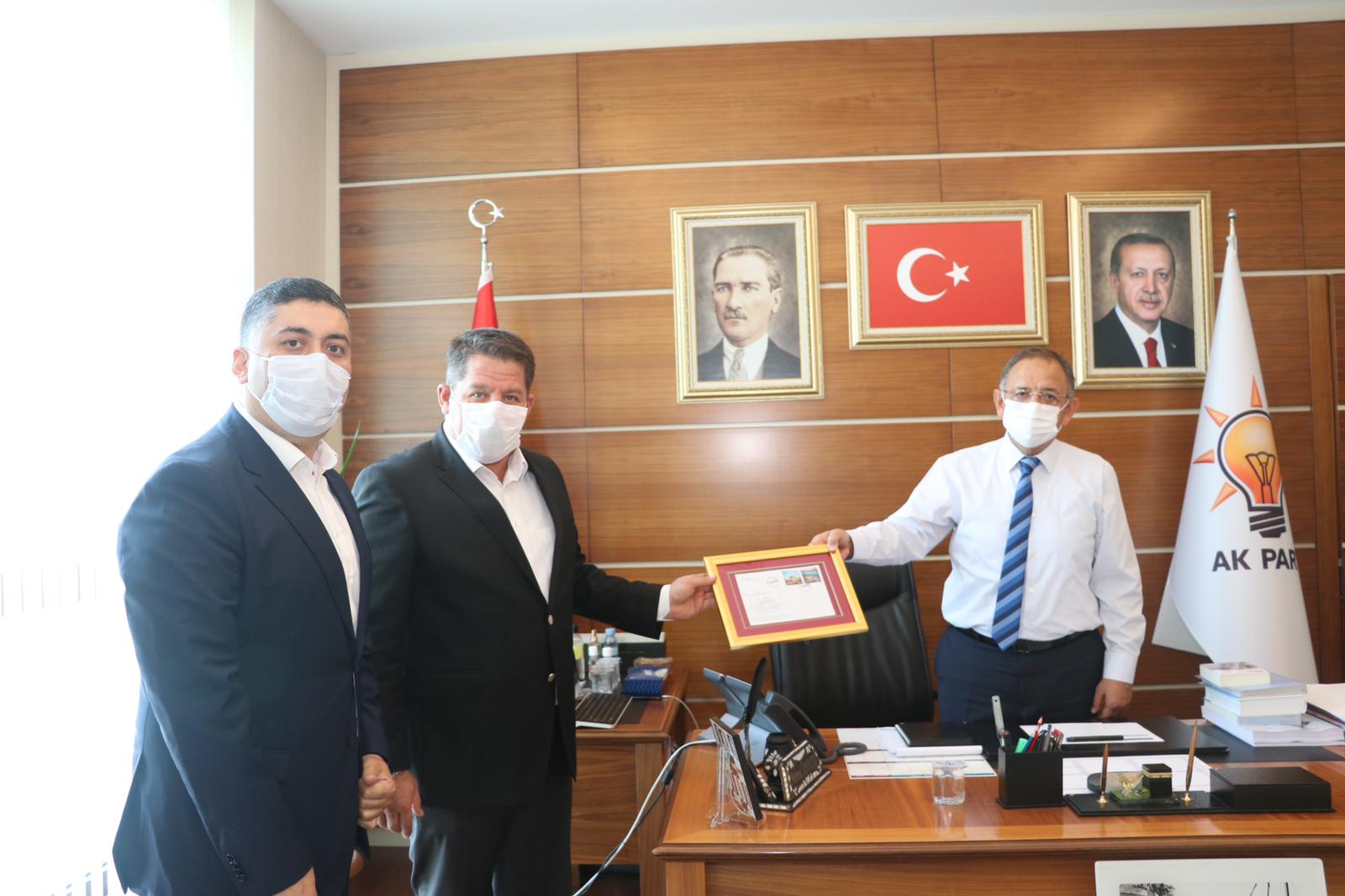 Birlik Haber-Sen Heyeti Mehmet Özhaseki’yi Ziyaret Etti