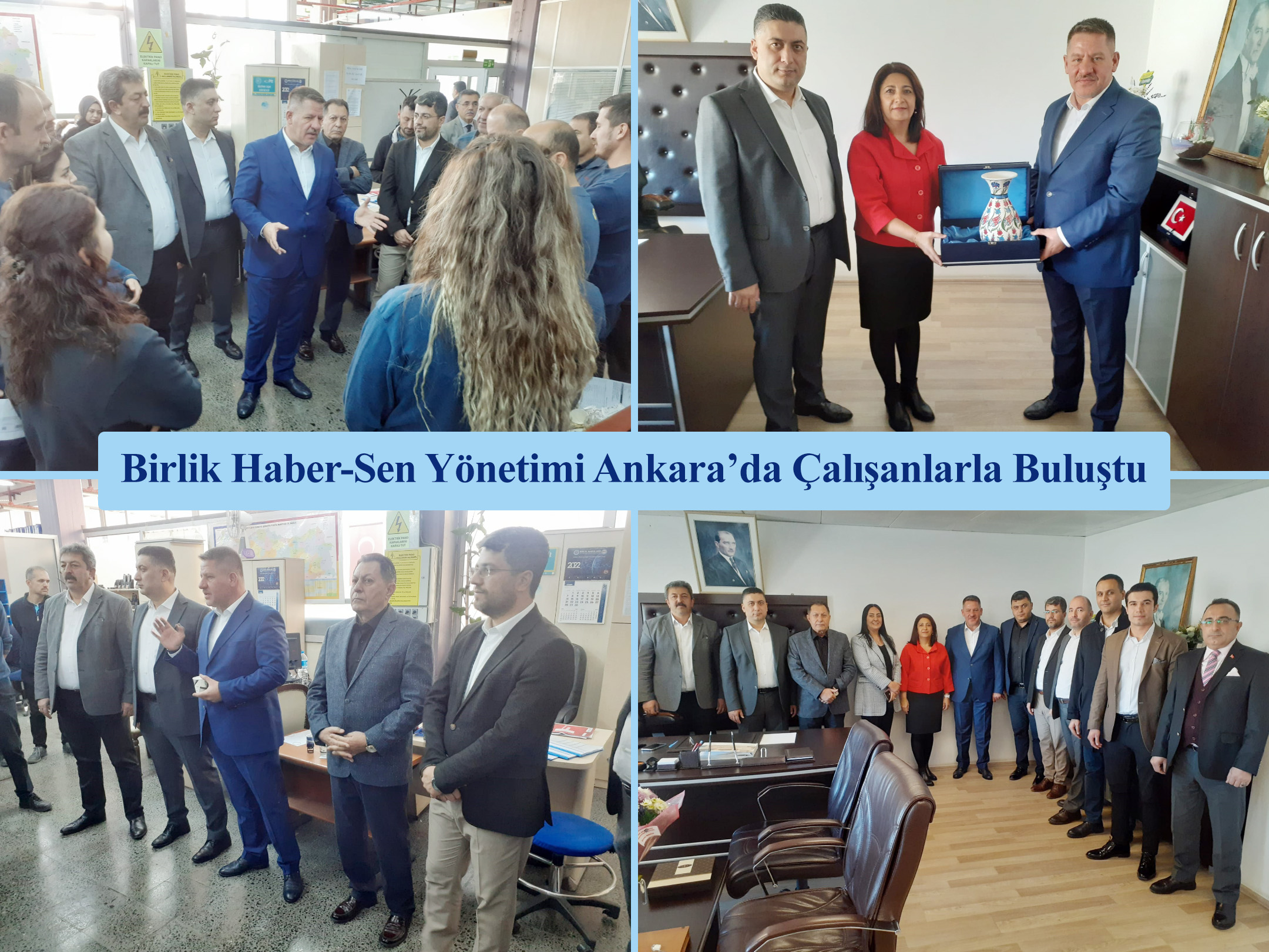 Birlik Haber-Sen Yönetimi Ankara’da Çalışanlarla Buluştu