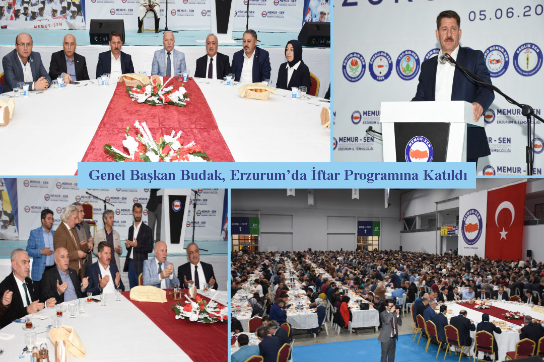 Genel Başkan Budak, Erzurum’da İftar Programına Katıldı